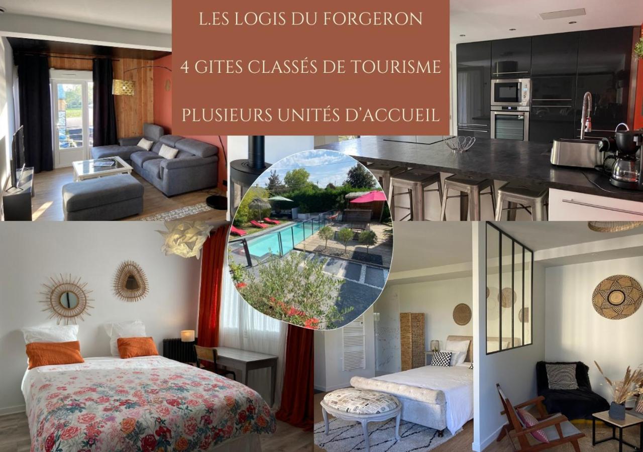 Les Logis Du Forgeron, Gites De Groupe Entre Loire & Vignes Saint-Jean-des-Mauvrets Exterior foto